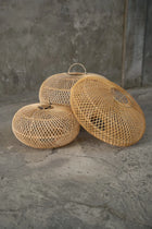 The Wholly Pendant - Natural - L in rattan — handmade luxury pendant lamp curated by Laiyahome — view 4