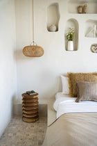 The Wholly Pendant - Natural - S in rattan — handmade luxury pendant lamp curated by Laiyahome — view 4