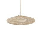 The Macaron Pendant - Natural - L in rattan — handmade luxury pendant lamp curated by Laiyahome — view 3