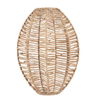 The Avanti Wall Applique - Natural - M in raffia — handmade luxury wall light curated by Laiyahome — view 3