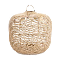 The Batu Bolong Pendant - Natural - M in rattan — handmade luxury pendant lamp curated by Laiyahome — view 3