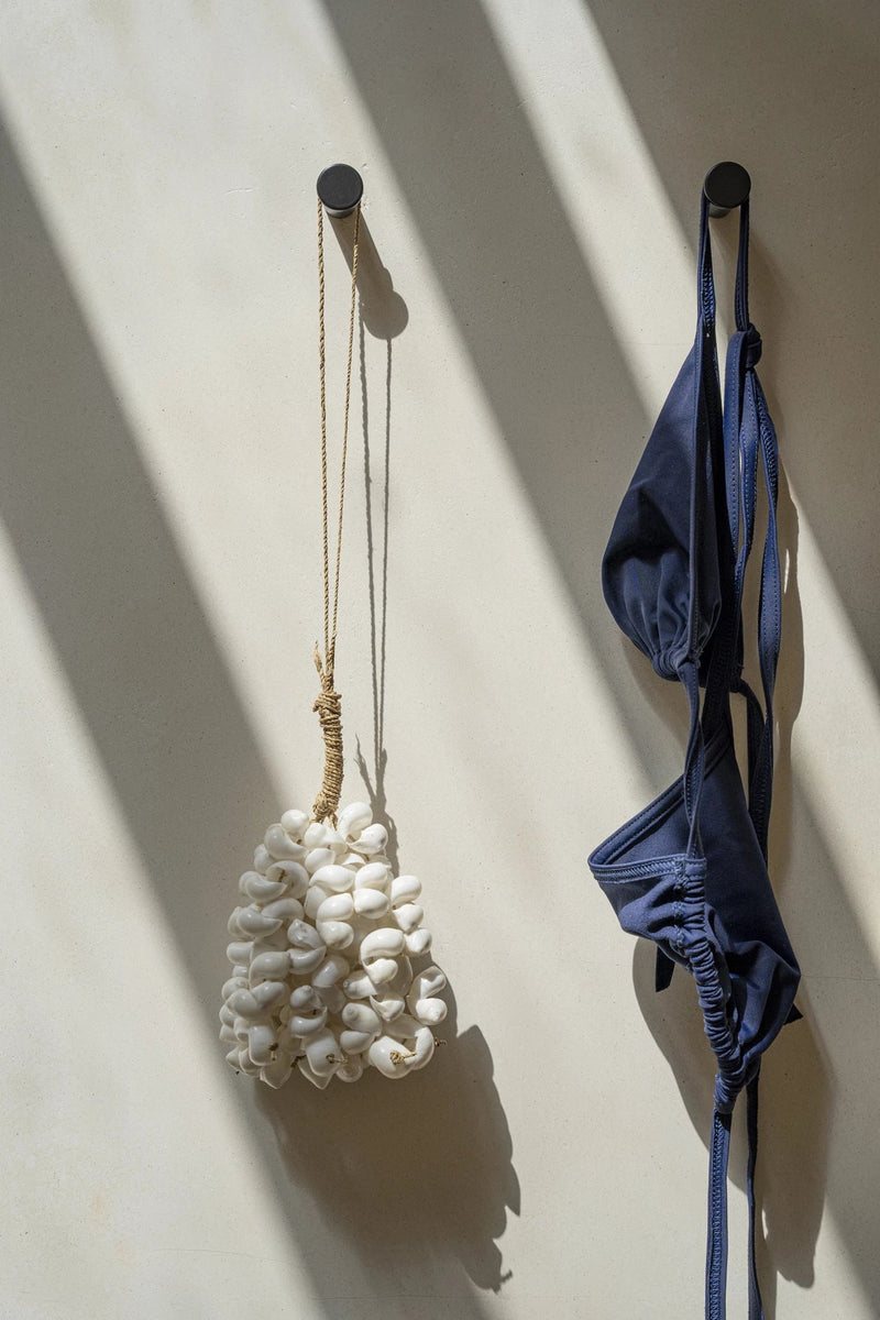 The Kai Tassel - White in shell — handmade luxury wall decoration curated by Laiyahome — view 2