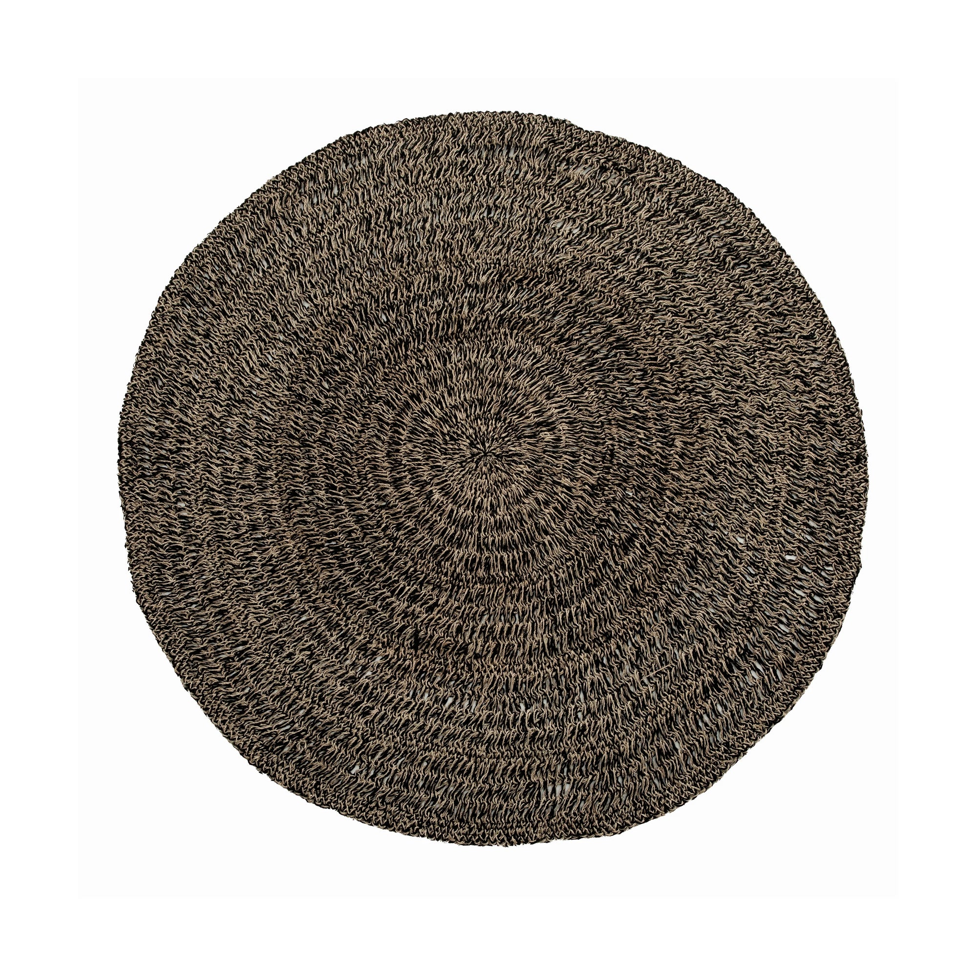 The Seagrass Carpet - Natural Black - 150 in seagrass — handmade luxury area rug curated by Laiyahome — view 3