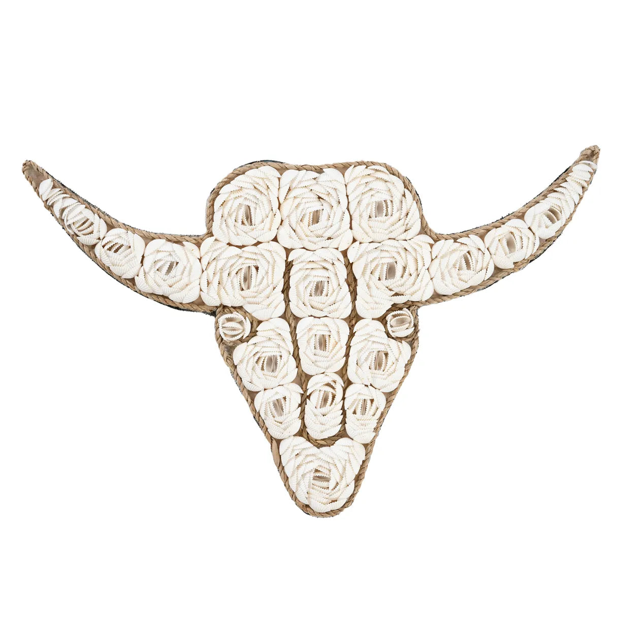 The Bull Shell - White in shell — handmade luxury wall decoration curated by Laiyahome — view 3