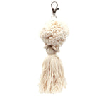 Porta-chaves Pompom - Branco