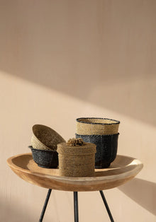The Beaded Bowl Low - Gold - S in plastic — handmade luxury bowl curated by Laiyahome — view 4