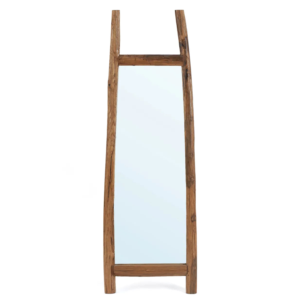 The Fabulook Dressing Room Mirror - Natural in wood — handmade luxury standing mirror curated by Laiyahome — view 3