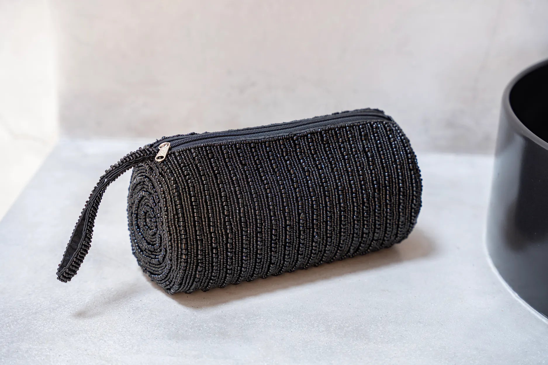 The Pencil Case - Black in plastic — handmade luxury pencil case curated by Laiyahome — view 4
