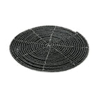 The Beaded Coaster - Black in plastic — handmade luxury coaster curated by Laiyahome — view 3