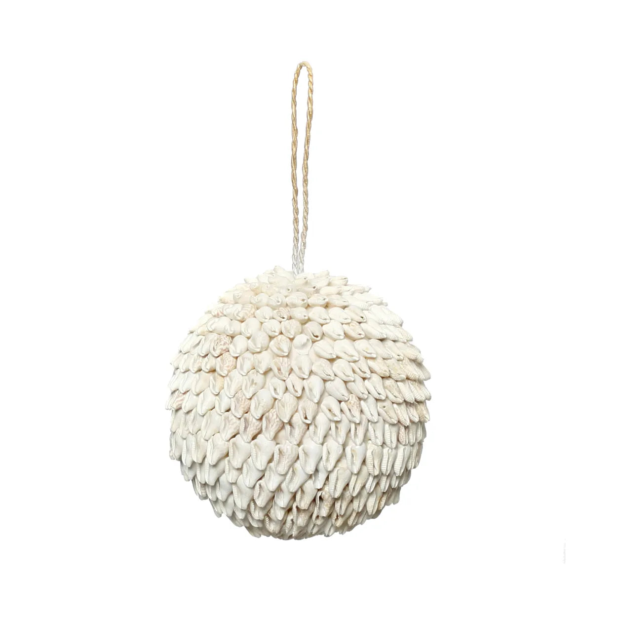 The Bubble Shell Ball - White - M in shell — handmade luxury decorative object curated by Laiyahome — view 3