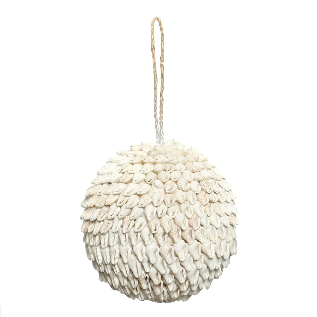 The Bubble Shell Ball - White - L in shell — handmade luxury decorative object curated by Laiyahome — view 3