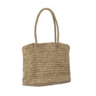 The Ti Amo Shopper in raffia — handmade luxury shopping bag curated by Laiyahome — view 3