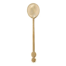 The Pineapple Salad Spoon - Gold in brass — handmade luxury table spoon curated by Laiyahome — view 3