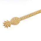 The Pineapple Salad Spoon - Gold in brass — handmade luxury table spoon curated by Laiyahome — view 4