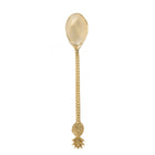 The Pineapple Spoon - Gold in brass — handmade luxury soup spoon curated by Laiyahome — view 3
