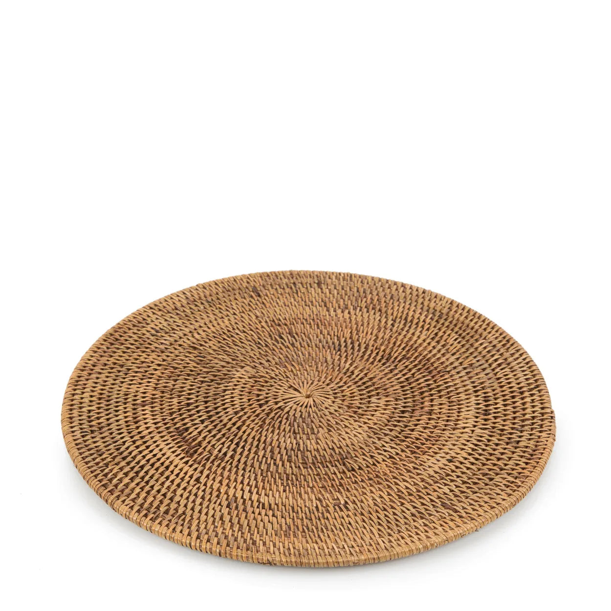 The Colonial Placemat - Natural Brown in rattan — handmade luxury placemat curated by Laiyahome
