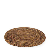 The Colonial Oval Placemat - Natural Brown in rattan — handmade luxury placemat curated by Laiyahome — view 3