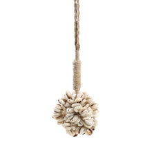 The Door Shell Cowrie Tassel - Natural in shell — handmade luxury wall decoration curated by Laiyahome — view 3