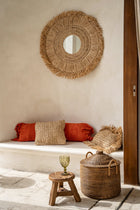 The Colonial Handles Basket - Natural Brown in rattan — handmade luxury storage basket curated by Laiyahome — view 2