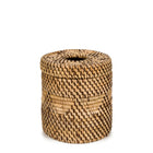 The Colonial Tissue Box - Natural Brown in rattan — handmade luxury storage basket curated by Laiyahome — view 3