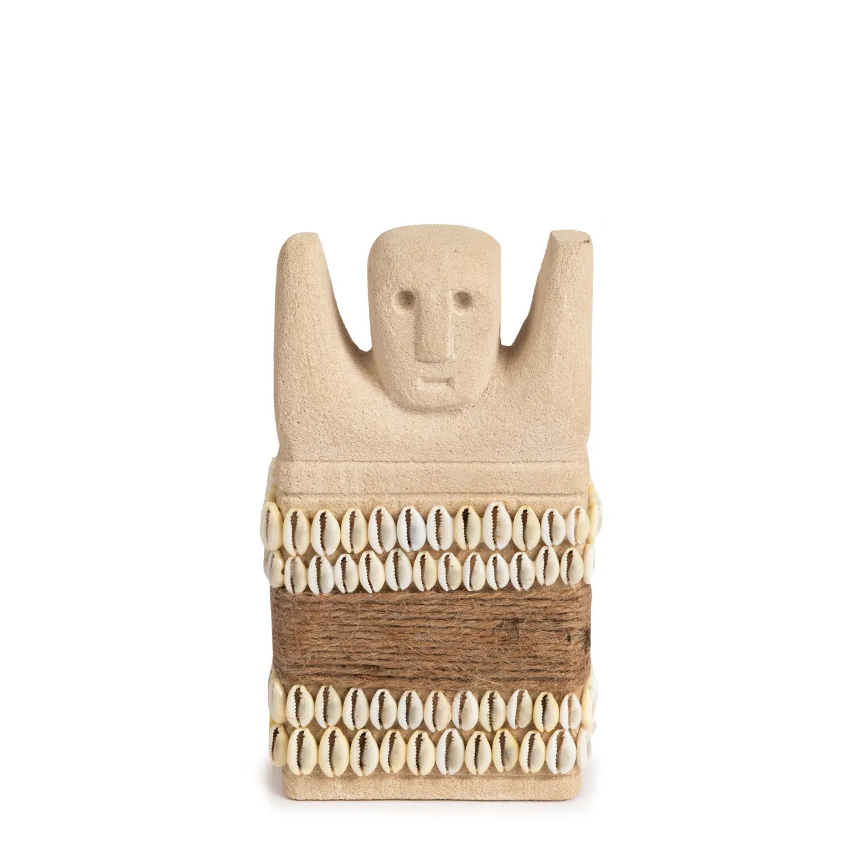 The Sumba Stone #28 - L in stone — handmade luxury statue curated by Laiyahome — view 3
