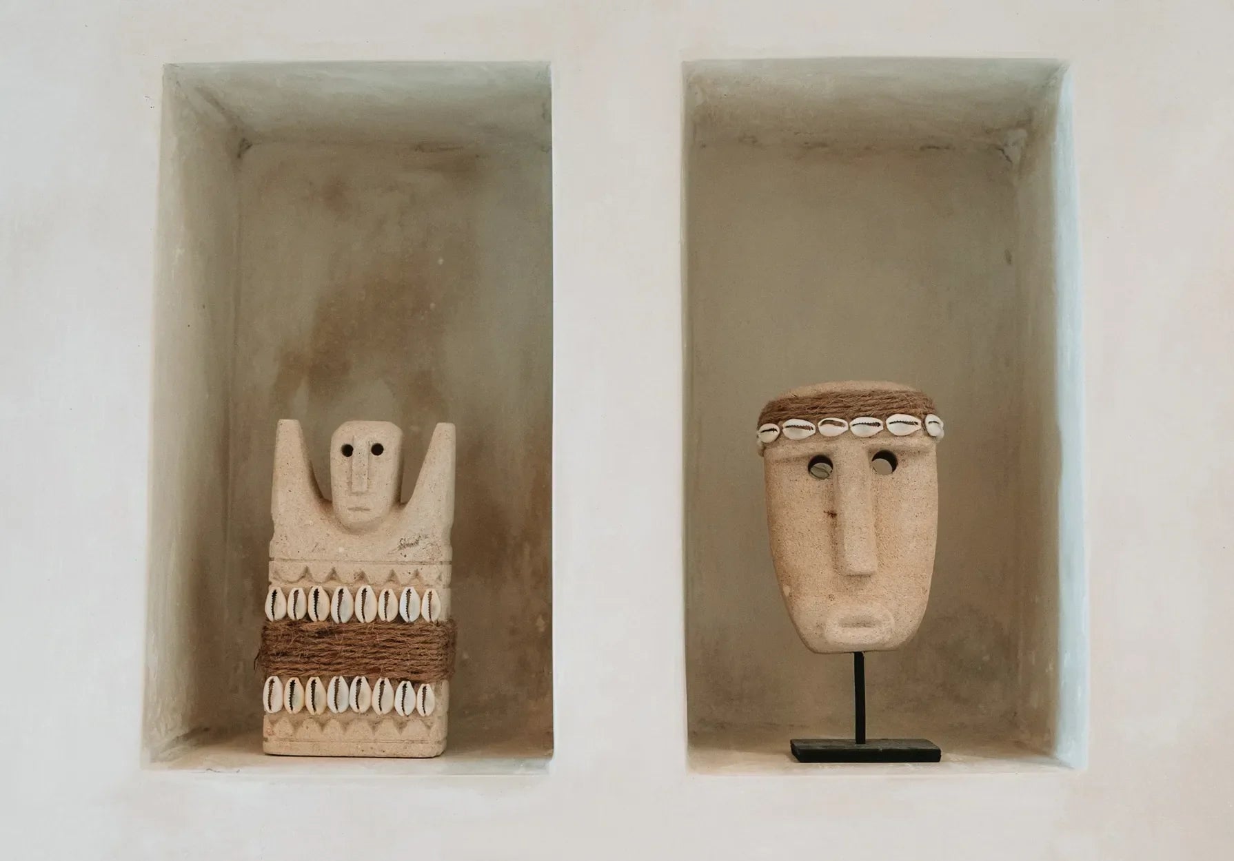 The Sumba Stone #28 - L in stone — handmade luxury statue curated by Laiyahome — view 4