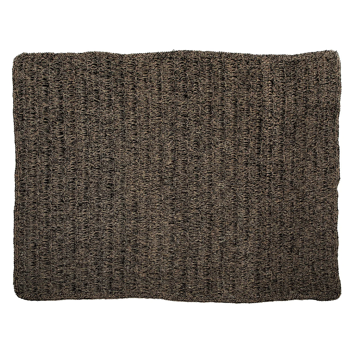 The Seagrass Carpet - Natural Black - 200x300 in seagrass — handmade luxury area rug curated by Laiyahome — view 3