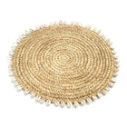 The Raffia Shell Placemat - Natural in raffia — handmade luxury placemat curated by Laiyahome — view 3