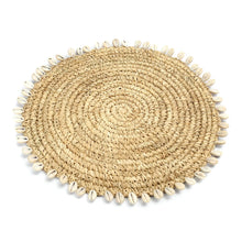The Raffia Shell Placemat - Natural in raffia — handmade luxury placemat curated by Laiyahome — view 3