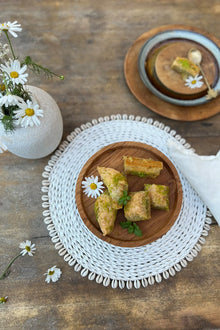 The Seagrass Shell Placemat - White in seagrass — handmade luxury placemat curated by Laiyahome — view 2