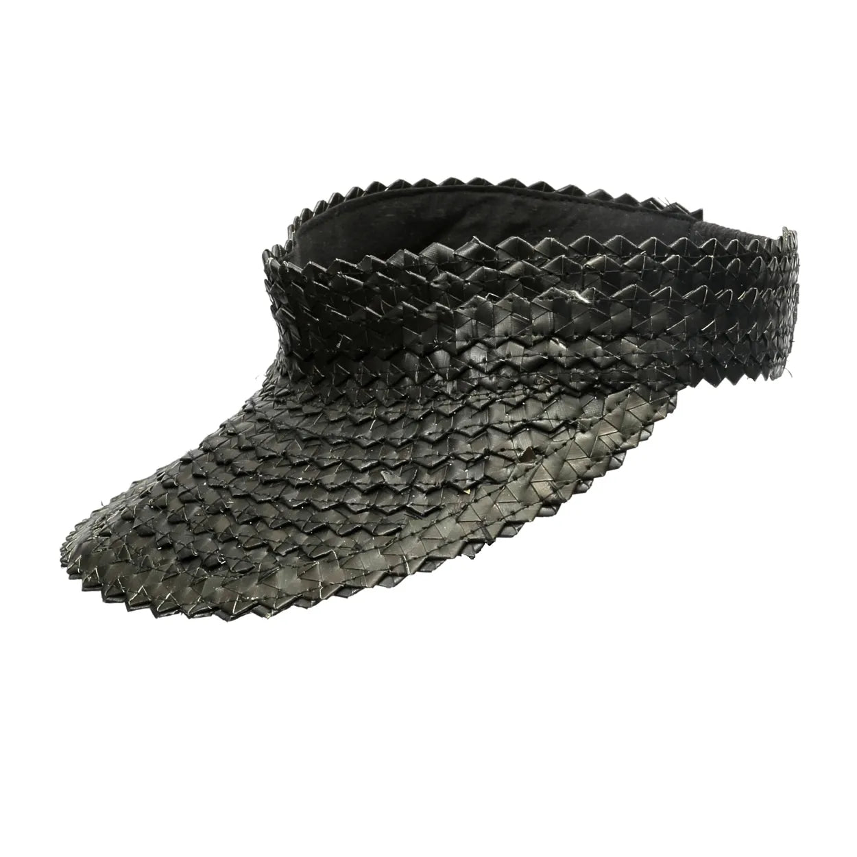 The Sunshade - Black in bamboo — handmade luxury hat curated by Laiyahome — view 3