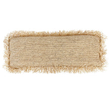 The Raffia Cushion Cover Rectangular - Natural - 35x100 in raffia — handmade luxury cushion cover curated by Laiyahome — view 3