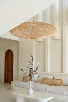 The Raffia Cushion Cover Rectangular - Natural - 35x100 in raffia — handmade luxury cushion cover curated by Laiyahome — view 4