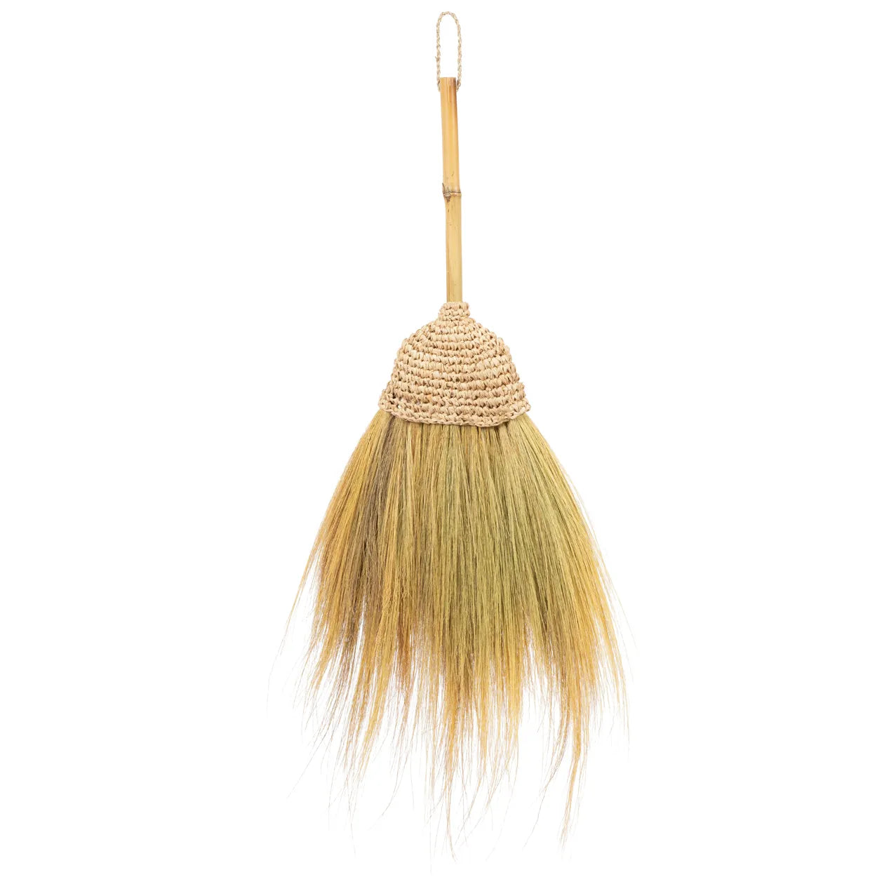 The Raffia Broom - Natural in raffia — handmade luxury broom curated by Laiyahome — view 3