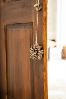 The Brown Cowrie Shell Tassel in shell — handmade luxury wall decoration curated by Laiyahome — view 4