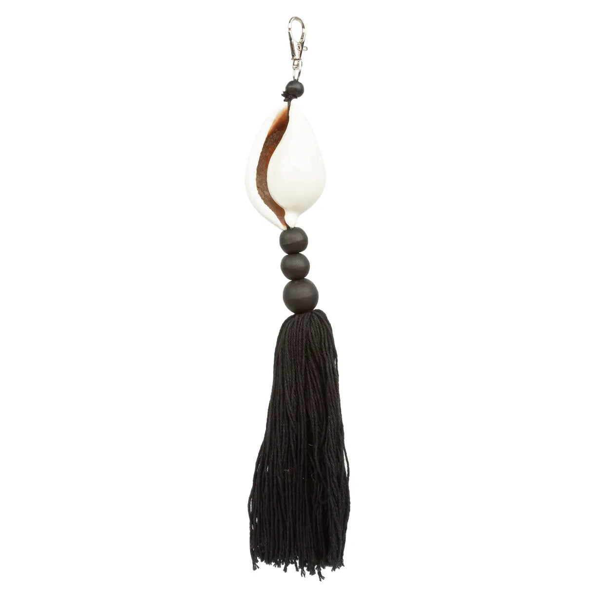 The Togian Keychain - Black White in wood — handmade luxury keychain curated by Laiyahome — view 3