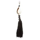 The Togian Keychain - Black White in wood — handmade luxury keychain curated by Laiyahome — view 3