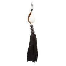 The Togian Keychain - Black White in wood — handmade luxury keychain curated by Laiyahome — view 3