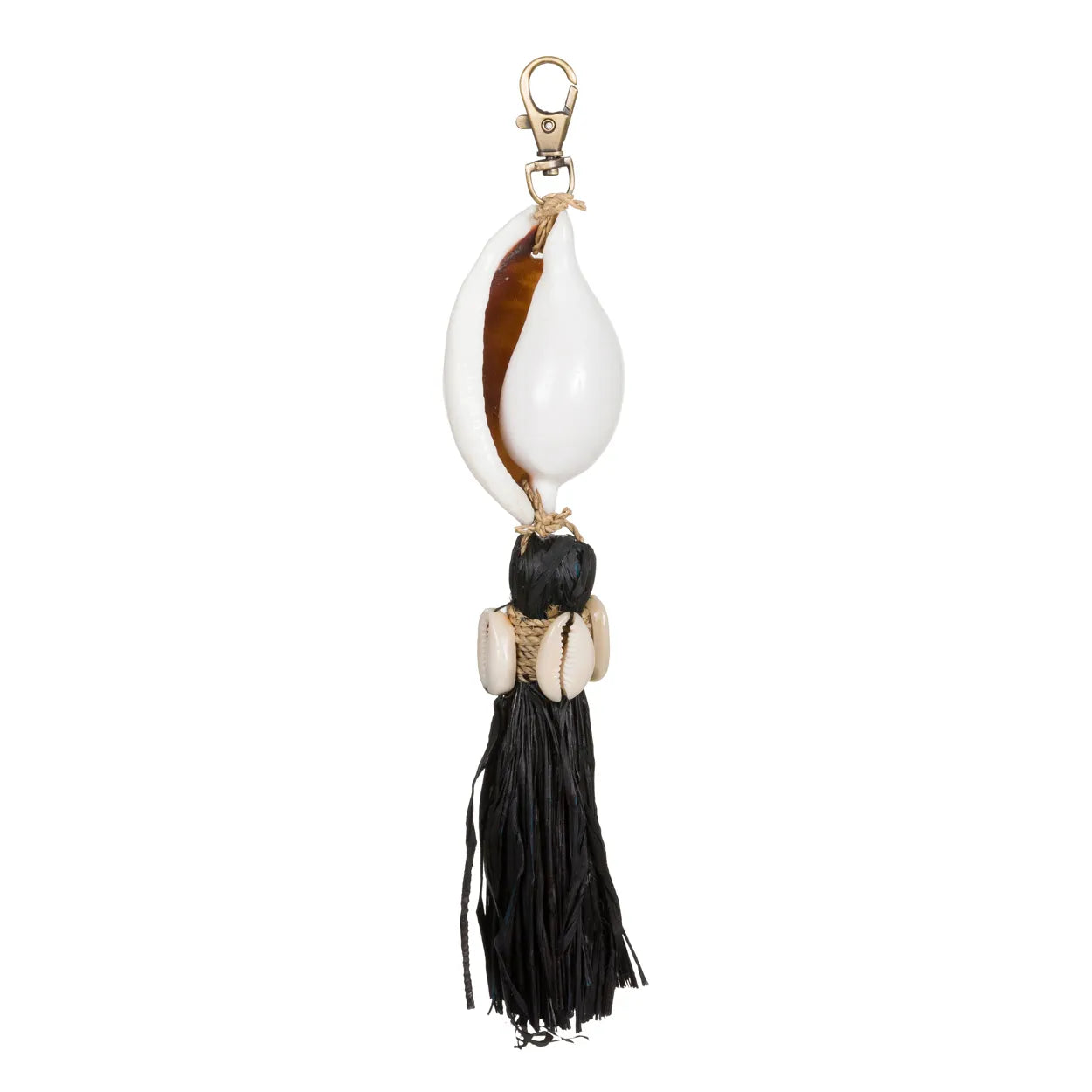 The Kubu Keychain - Black Natural in wood — handmade luxury keychain curated by Laiyahome — view 3