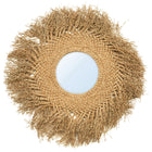 The Early Monday Mirror - Natural in seagrass — handmade luxury wall mirror curated by Laiyahome — view 3