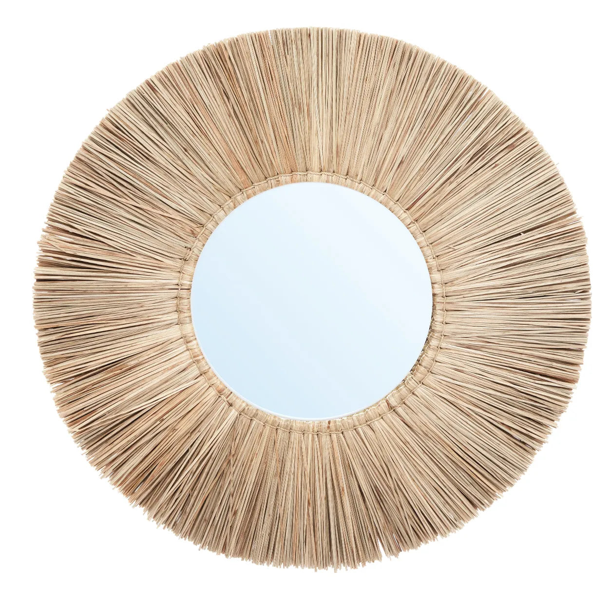 The Alang Alang Mirror - Natural - L in grass — handmade luxury wall mirror curated by Laiyahome — view 3