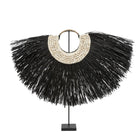 The Alang Cowrie on Stand in grass — handmade luxury standing decoration curated by Laiyahome — view 3