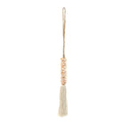 The Shell & Cotton Tassel - Pink in shell — handmade luxury wall decoration curated by Laiyahome — view 3