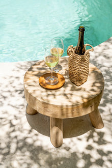 The Teak Root Round Plate - XS in wood — handmade luxury dinner plate curated by Laiyahome — view 2