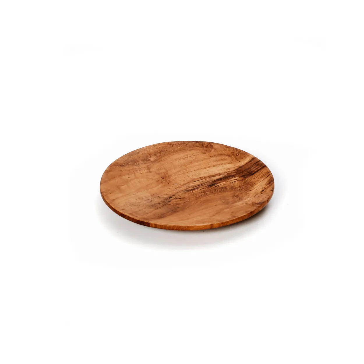 The Teak Root Round Plate - XS in wood — handmade luxury dinner plate curated by Laiyahome
