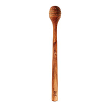 The Teak Root Honey Roller in wood — handmade luxury honey dipper curated by Laiyahome — view 3
