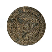 The Jasmine Plate - Brown - L in rattan — handmade luxury wall decoration curated by Laiyahome — view 3