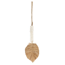 Pompon en coquillage de raphia - Blanc naturel