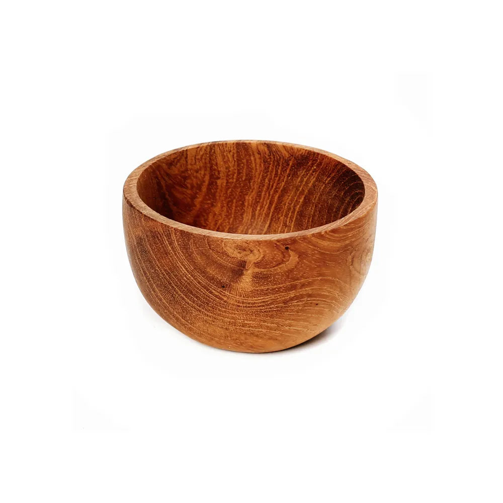 The Teak Root Salt Cup - XS in wood — handmade luxury egg cup curated by Laiyahome — view 3