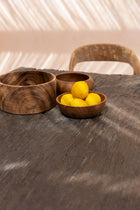 The Suar Salad Bowl - L in wood — handmade luxury bowl curated by Laiyahome — view 4